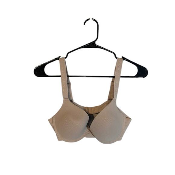 Danskin Intimates Beige Adjustable Strap Stretch Nylon Stretch Bra Women Sz 32B - Picture 1 of 8